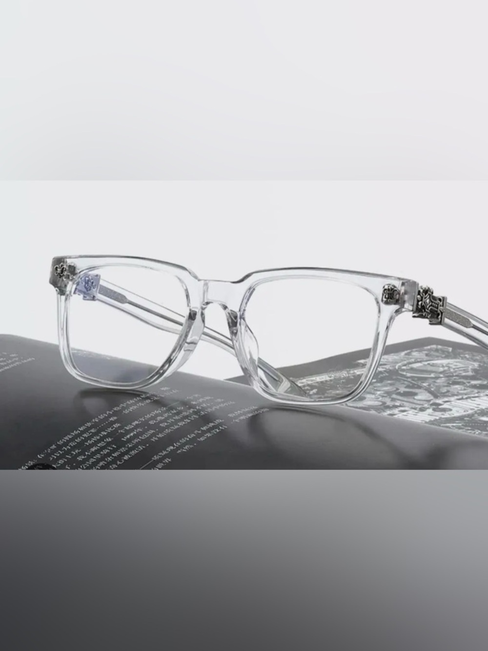Chrome Hearts clear/silver  Glasses